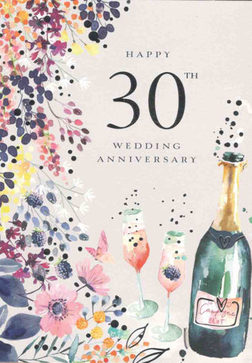 Picture of 30TH WEDDING ANNIVERSARY CARD